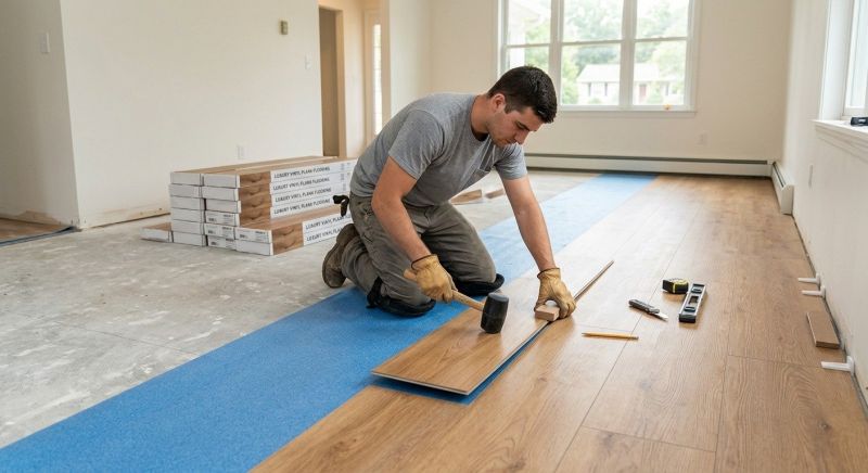 Vinyl Plank Floor Installation in Longmont, CO
