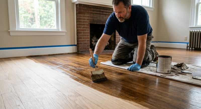 Hardwood Floor Staining in Alpharetta, GA