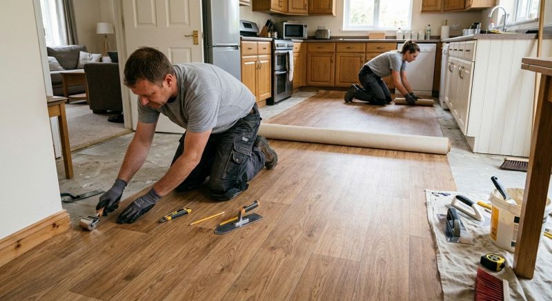 Linoleum Floor Installation in Fort Worth, TX