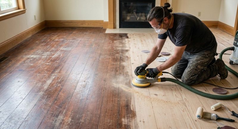Oak Floor Refinishing in Kansas City, KS