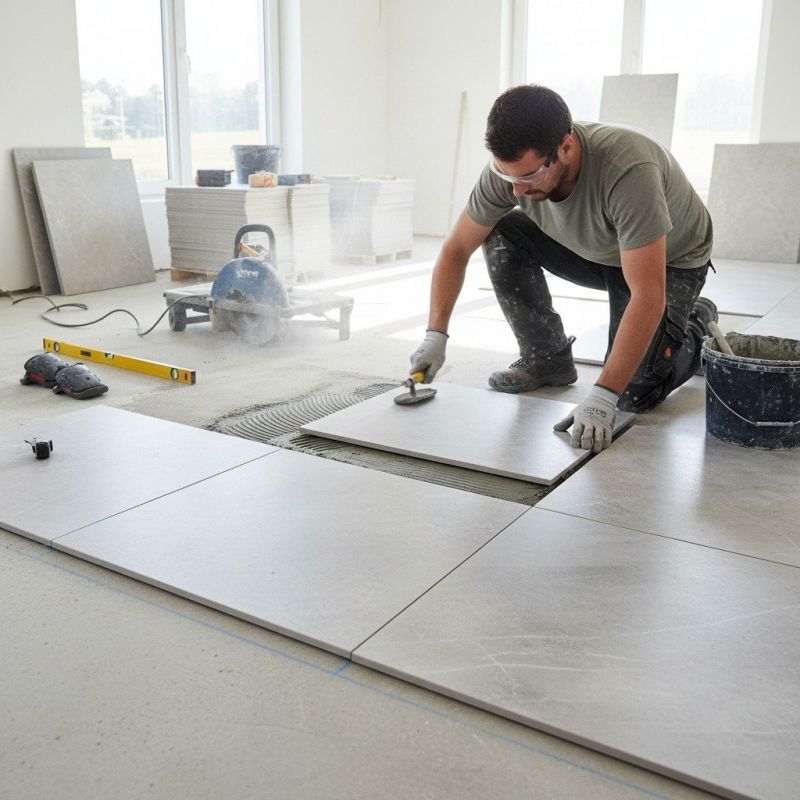 Slate Tile Floor Installation in Longmont, CO