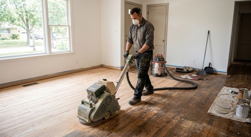 Tiger Wood Floor Refinishing in Olathe, KS