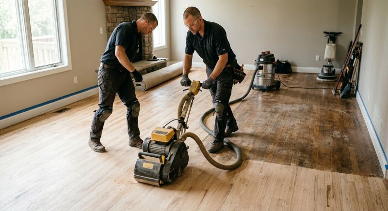 Walnut Floor Refinishing in Alpharetta, GA